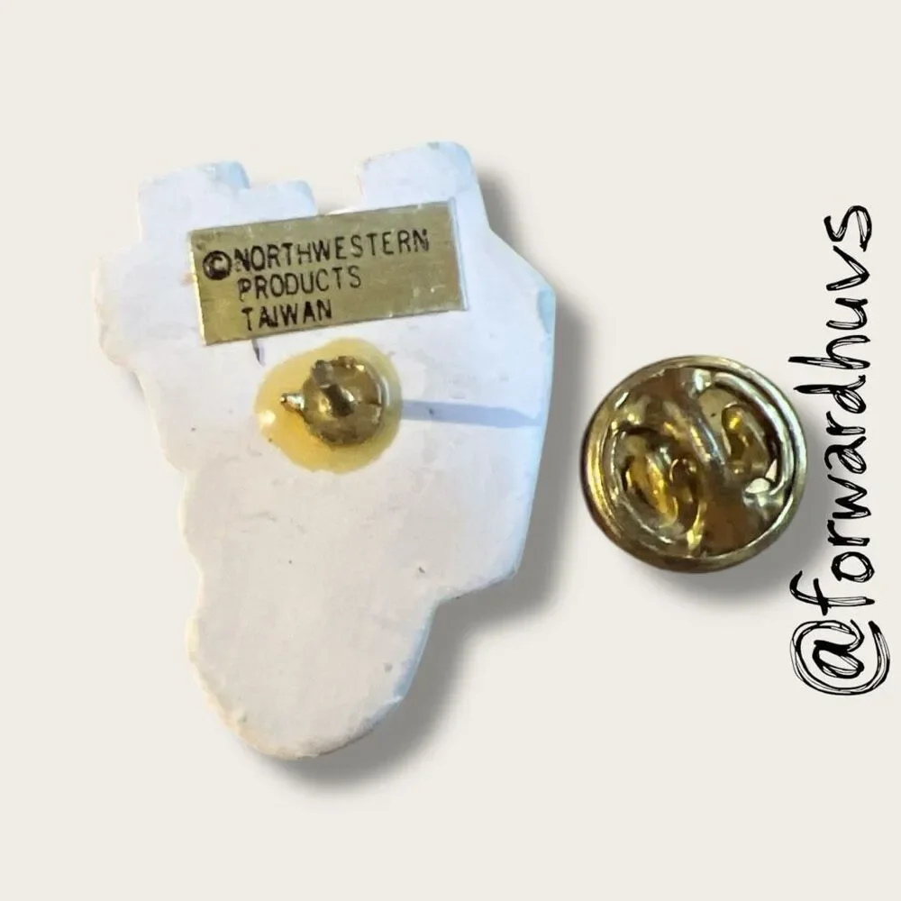 Vintage “Sing to the Lord” Ceramic Pin – Psalm 98:1